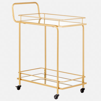 2-Tier Metal Bar Cart