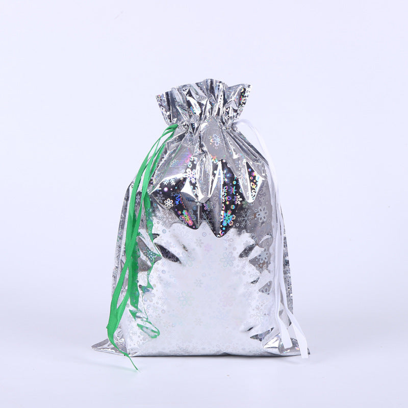 🎁 Christmas Drawstring Gift Bags🎄 — Assorted Sizes for Easy Holiday Wrapping