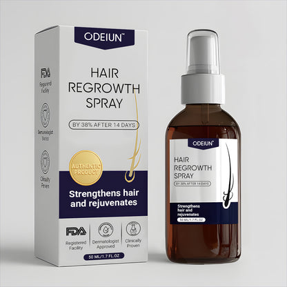 🌿 Odeiun™ Natural Hair Regrowth Spray – 70% OFF Ends Tonight! 🔥