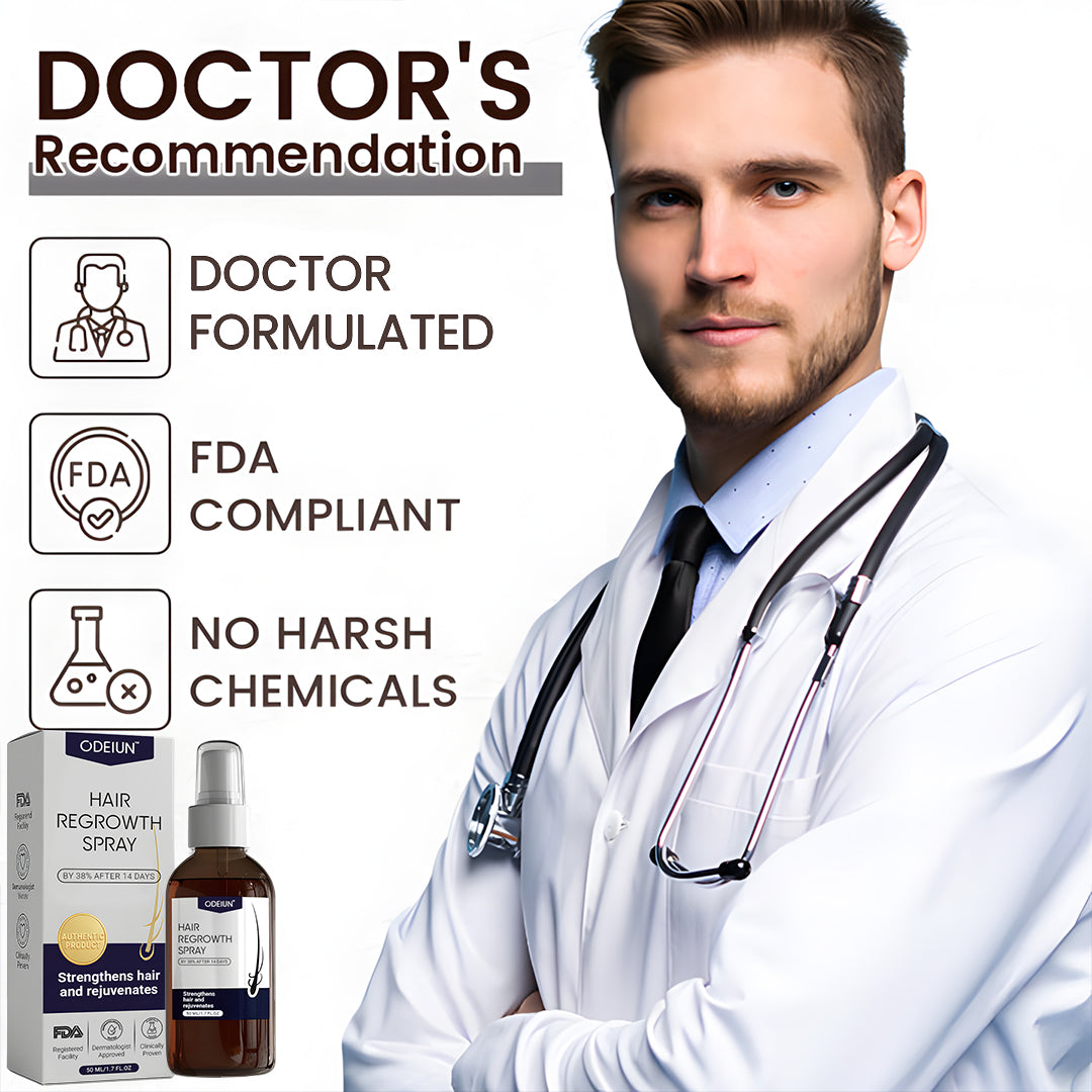 🌿 Odeiun™ Natural Hair Regrowth Spray – 70% OFF Ends Tonight! 🔥