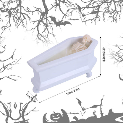 💀 Creative Skull Aroma Bubble Bath Candle🕯️| Halloween Vibe | Haunted House Holiday Decoration