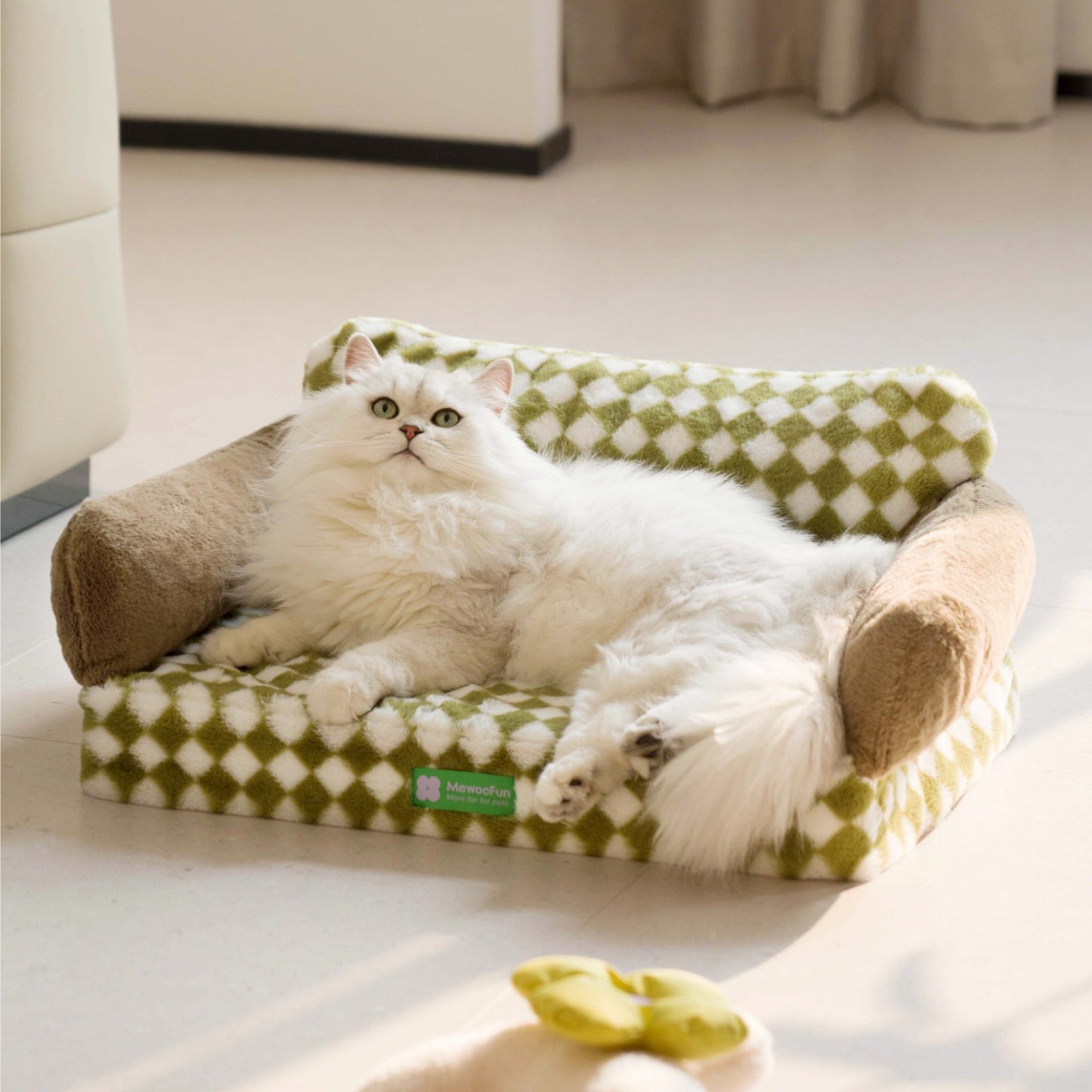 Vintage Diamond Orthopedic Cat & Dog Sofa