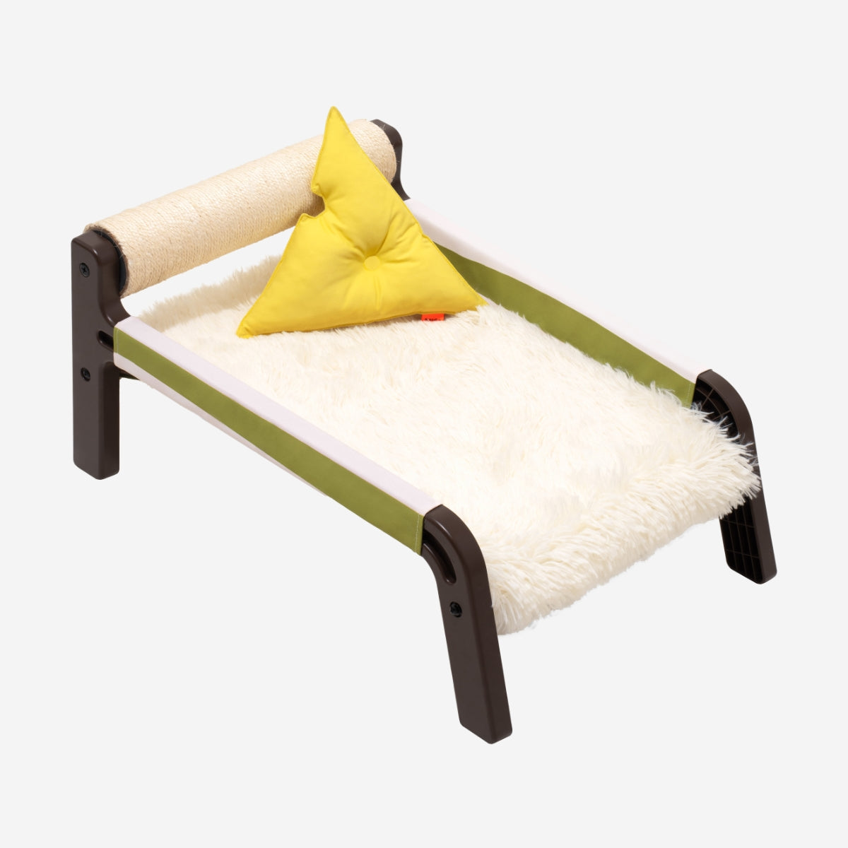 Elevated Cat Bed With Scratching Post