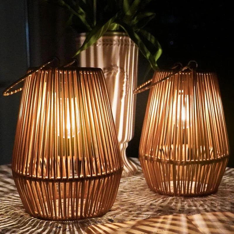 👻 Halloween Sale 49% OFF 👻 Kaliiqo™ Solar Radiant Rattan Glow Lantern