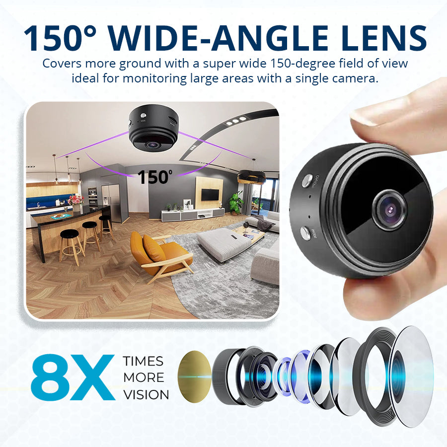 🛡️Seurico™ - Smart Wireless Security Camera with HD Night Vision & Motion Alerts