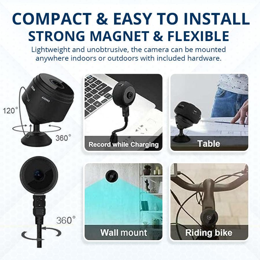 🛡️Seurico™ - Smart Wireless Security Camera with HD Night Vision & Motion Alerts