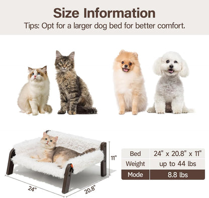 Calming Elevated Pet Bed