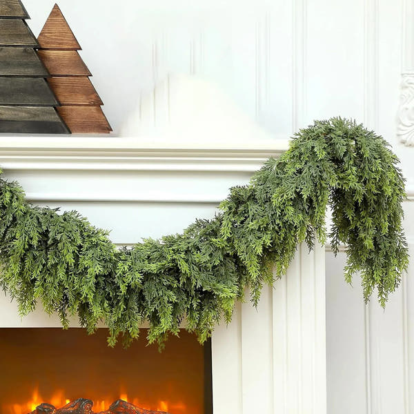 🎄Christmas Sale - 59% OFF🎁 Realistic Christmas Cedar Garland for Holiday Decor