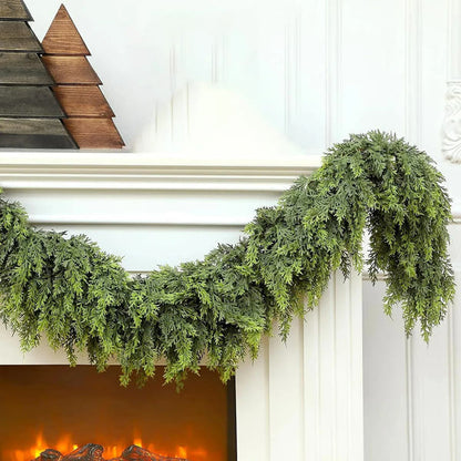 🎄Christmas Sale - 59% OFF🎁 Realistic Christmas Cedar Garland for Holiday Decor