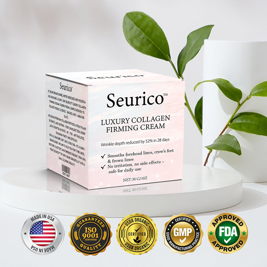 🤍Seurico™ Luxury Collagen Firming Cream-Deep Wrinkles and Revives a Youthful