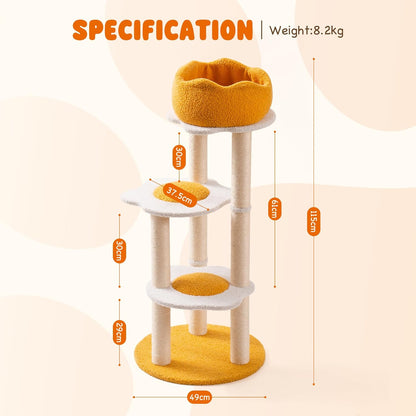 Fried Egg Cat Tree