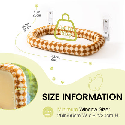 Vintage Foldable Heavy Duty Cat Window Perch