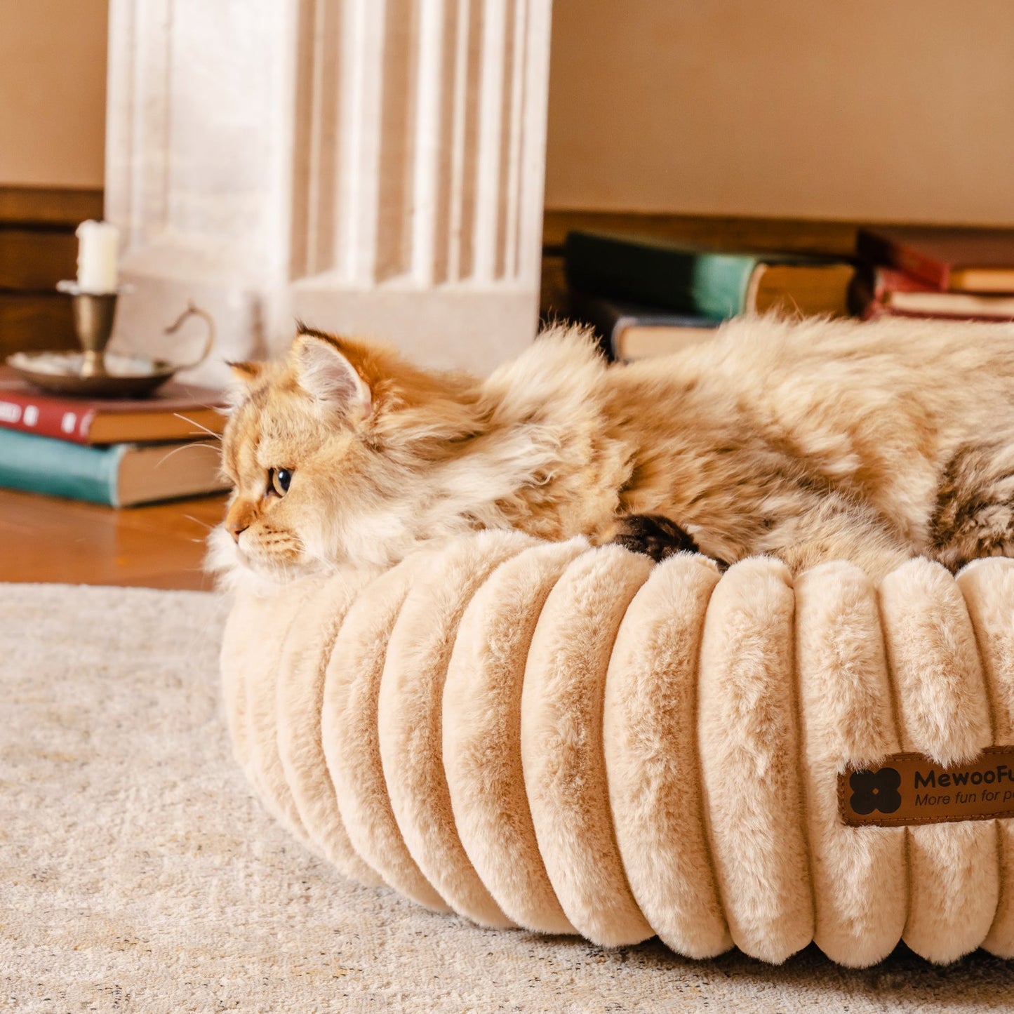 Aspen Fleece Cat & Dog Donut Bed
