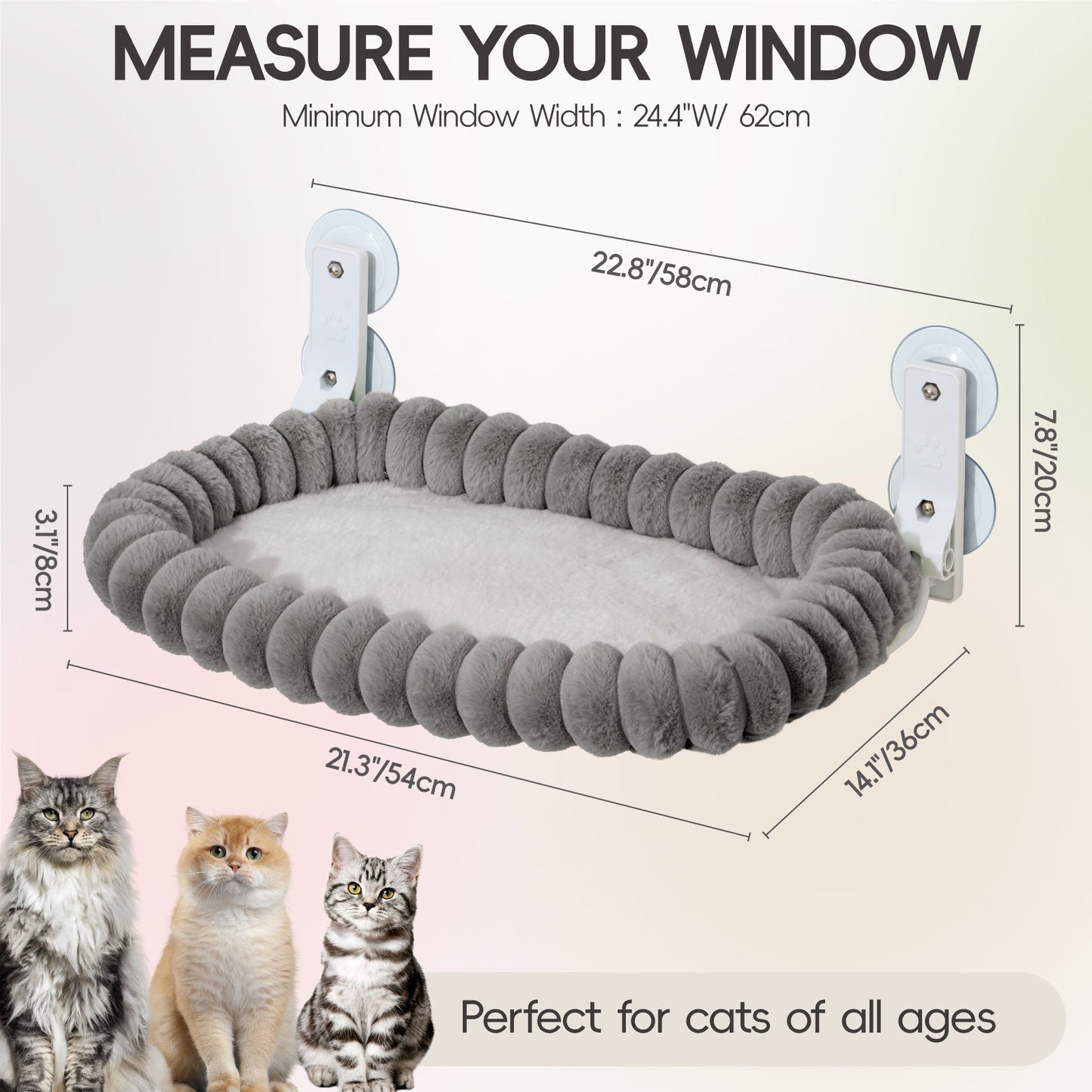 Aspen Foldable Cat Window Perch Pro