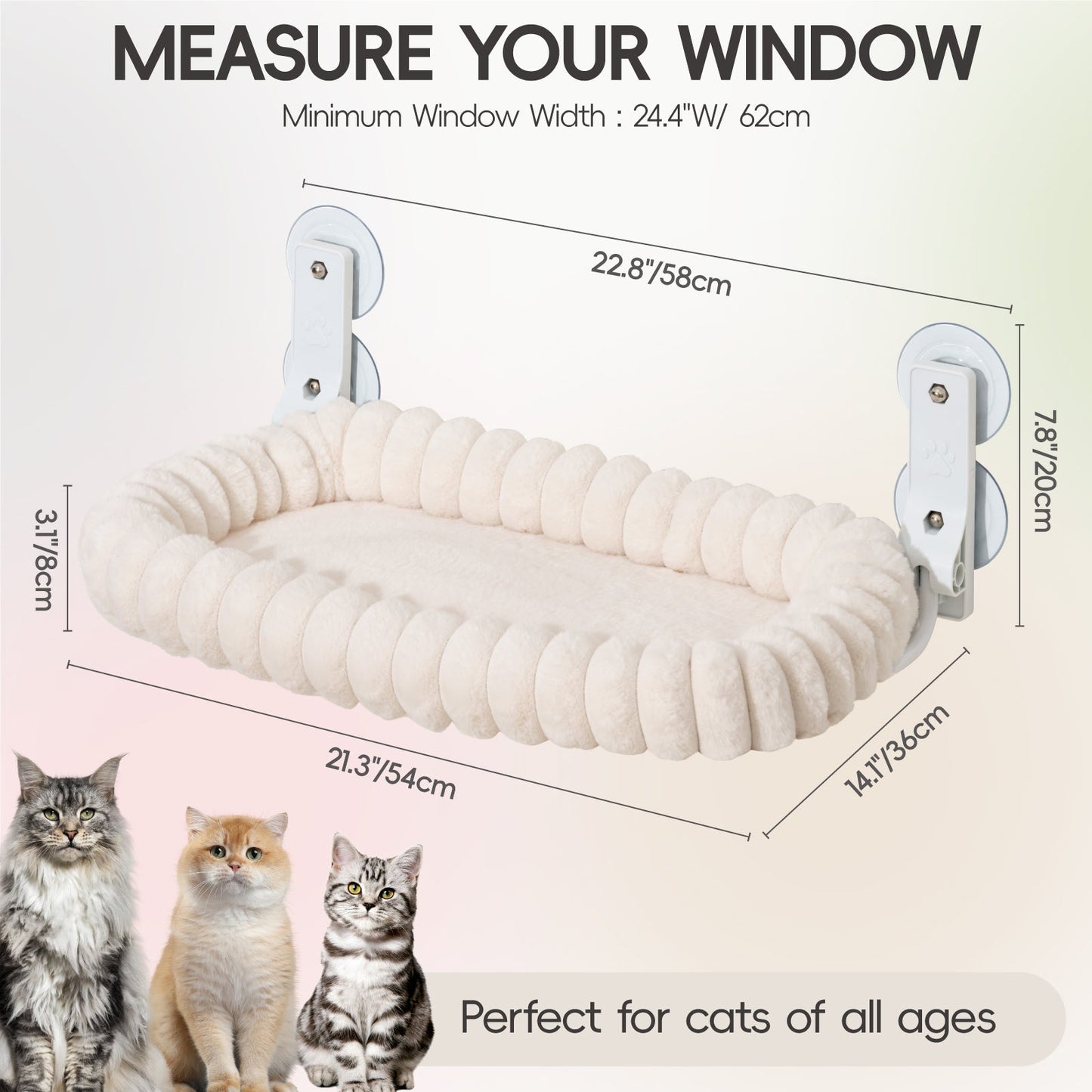Aspen Foldable Cat Window Perch Pro