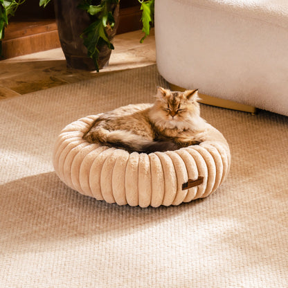 Aspen Fleece Cat & Dog Donut Bed