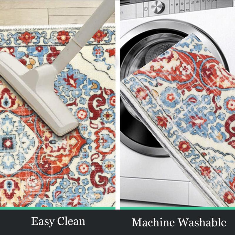 💖💖Boho Washable Kitchen Rugs Sets of 3 - Non Slip Kitchen Rugs
