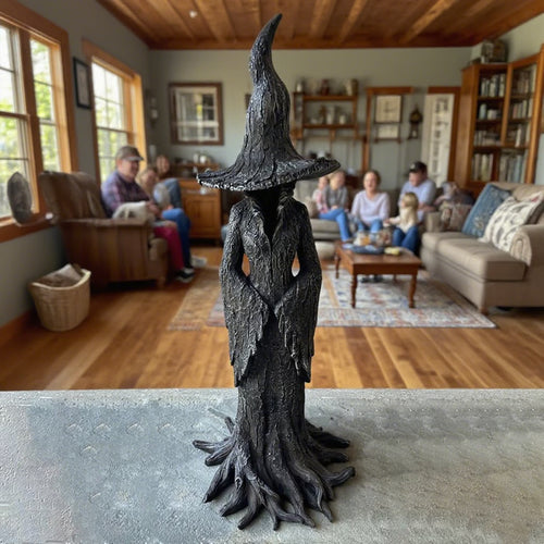 🔥LAST DAY 49% OFF - ❤️‍🔥🧙‍♀️Hand-Painted Enchanting Witch Statue: The Guardian of Your Home (✨Same as in the video)