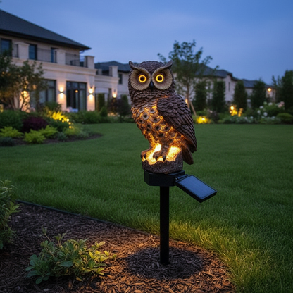 🎄 Christmas Flash Sale 🎁 49% OFF ✨ Owl Solar Garden Light – Waterproof Solar-Powered Outdoor Pathway Ornament