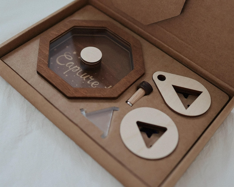 Handmade Wooden Kaleidoscope DIY Toy