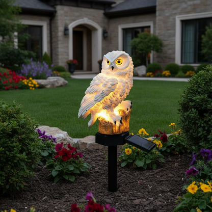 🎄 Christmas Flash Sale 🎁 49% OFF ✨ Owl Solar Garden Light – Waterproof Solar-Powered Outdoor Pathway Ornament