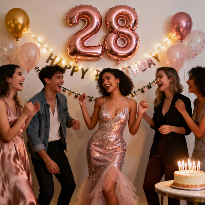 🎉✨2026  Large Foil Number Balloons – 🎆Perfect for Graduation  & New Year Party Decor