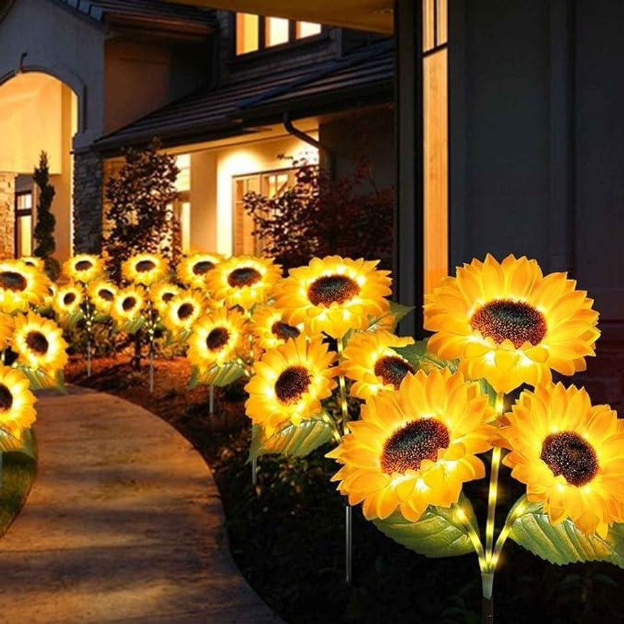 🌞Women's Equality Day - Solar LED Sunflower Garden Lights-29.6inch/75cm