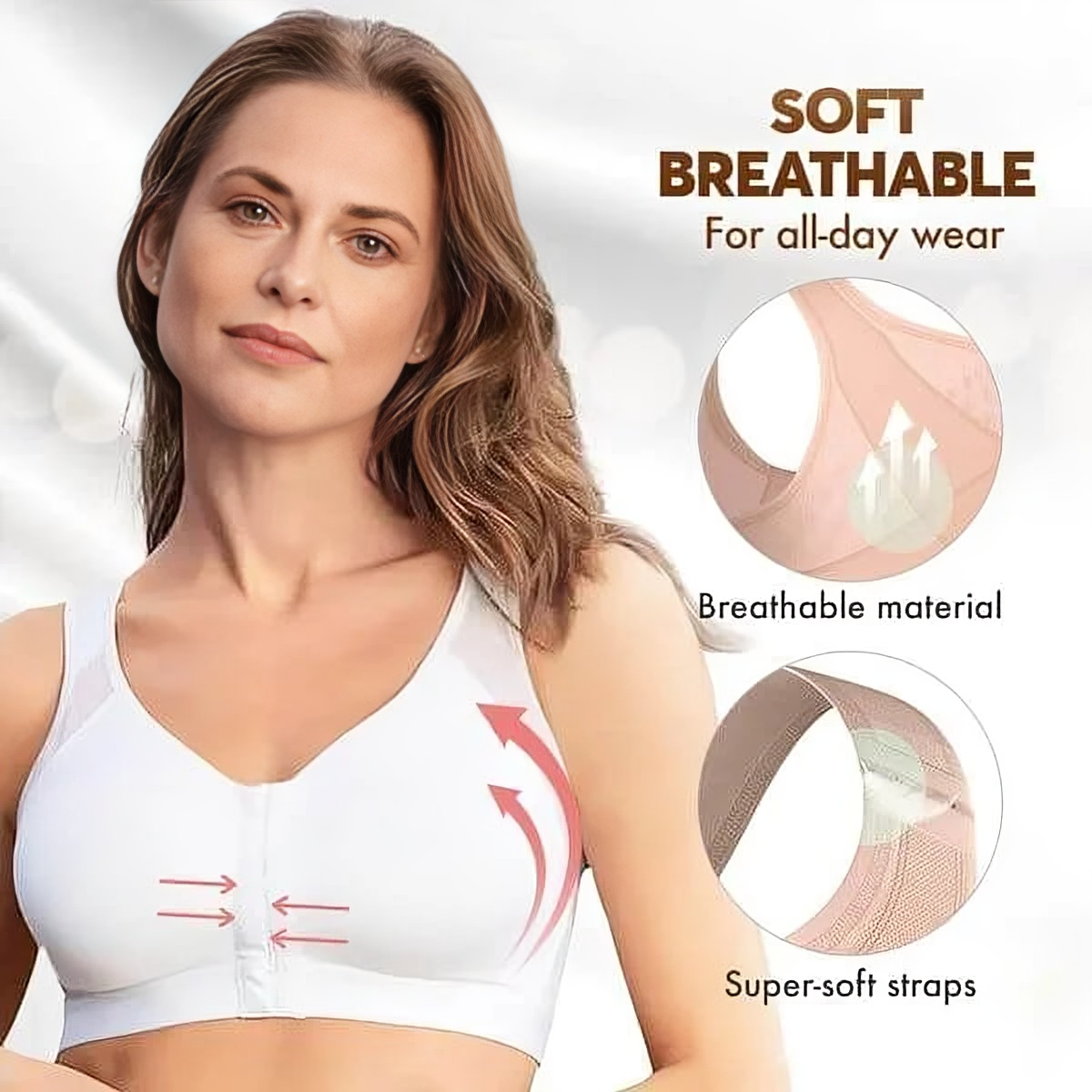 [Flash Sale 70% OFF🔥] Adjustable Chest Brace Support Multifunctional Embraced Bra
