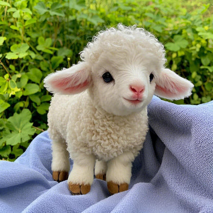 🐑 LambieSoft™ Adorable Plush Lamb - Your Cuddly Toy Lamb